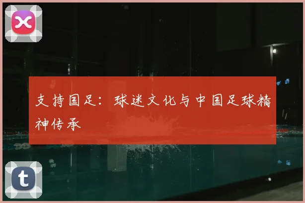 支持国足:球迷文化与中国足球精神传承